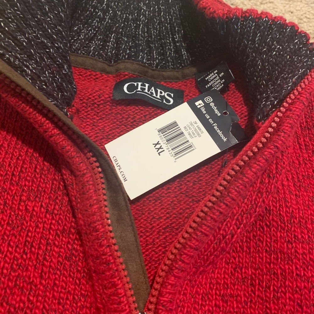 NWT Men’s Chaps Sweater - Picture 6 of 8